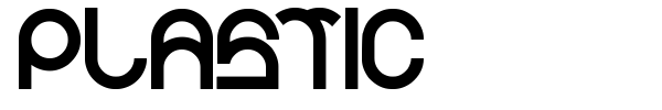 Plastic font