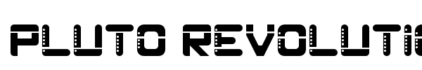 Pluto Revolution font
