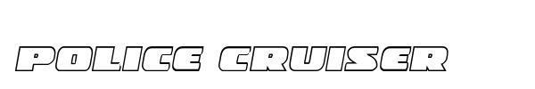 Police Cruiser font