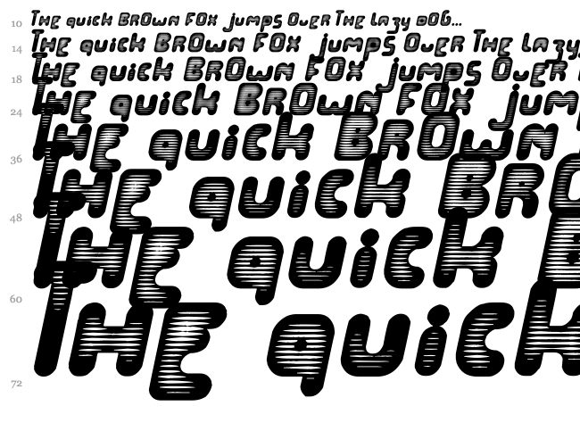 PopTivi font waterfall
