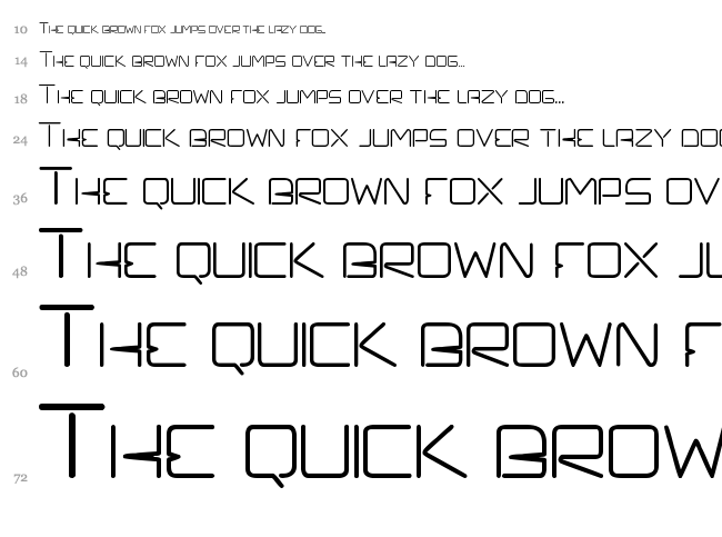 Prefelectrique font waterfall