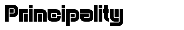 Principality font