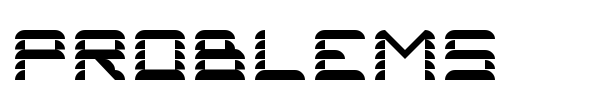 Problems font preview