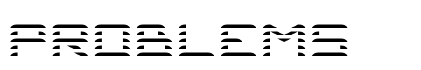 Problems font preview