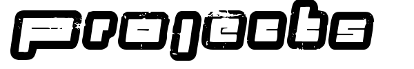 Projects font