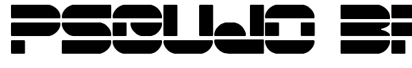Pseudo BRK font