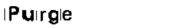 Purge font