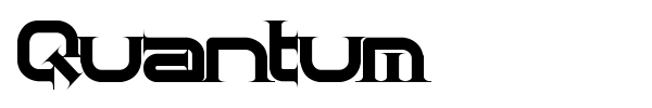 Quantum font