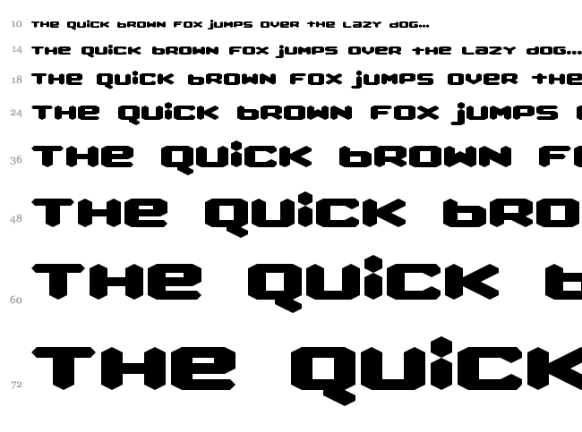 Queen of Melbourne font waterfall