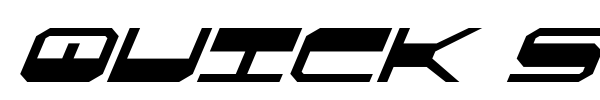 Quick Strike + Tech + Gear + Mark font preview
