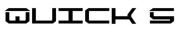 Quick Strike + Tech + Gear + Mark font preview