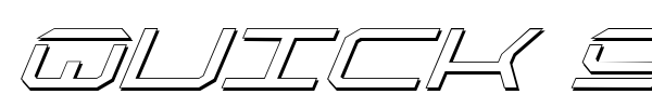 Quick Strike + Tech + Gear + Mark font preview