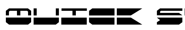 Quick Strike + Tech + Gear + Mark font preview