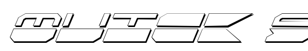 Quick Strike + Tech + Gear + Mark font preview