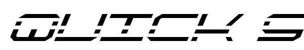 Quick Strike + Tech + Gear + Mark font preview