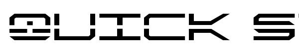 Quick Strike + Tech + Gear + Mark font preview