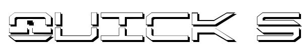 Quick Strike + Tech + Gear + Mark font preview