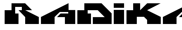 Radikal font