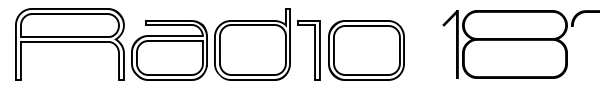 Radio 1875 font