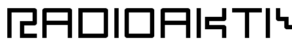 Radioaktivitet font