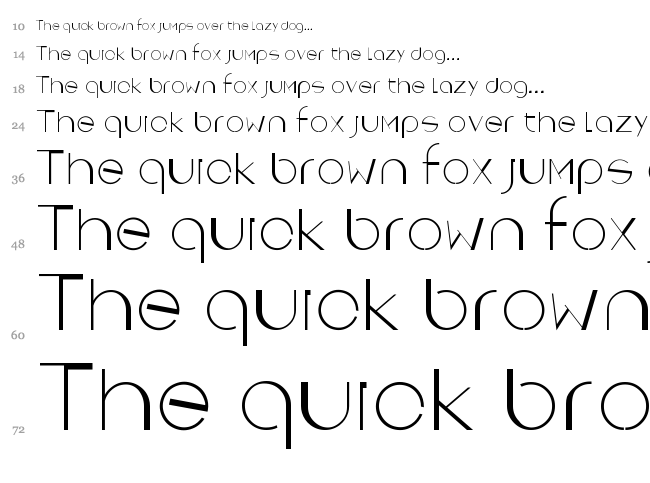 RebornX font waterfall