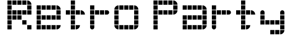 Retro Party font