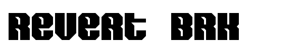 Revert BRK font preview