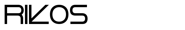 Rikos font