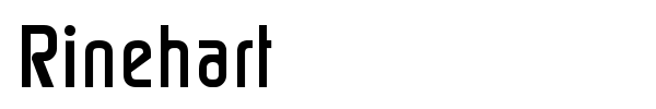 Rinehart font