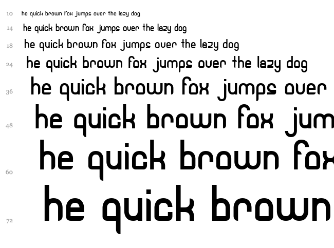 Robotech font waterfall