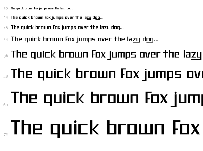Robustly Brewing font waterfall
