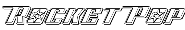 Rocket Pop font preview