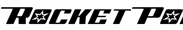 Rocket Pop font preview