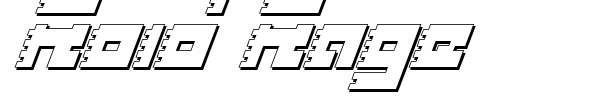 Roid Rage font