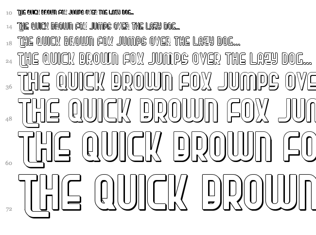 Ro'Ki'Kier font waterfall