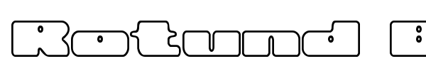Rotund BRK font