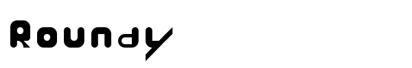 Roundy font