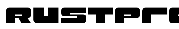 Rustproof Body font