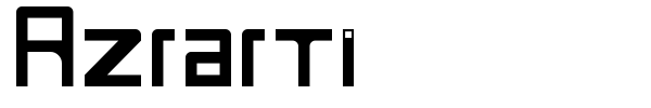 Rzrarti font