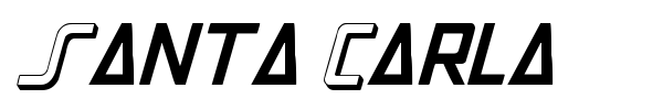 Santa Carla font