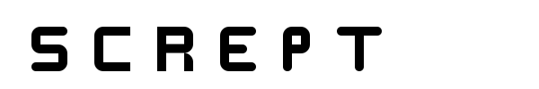 Scrept font preview