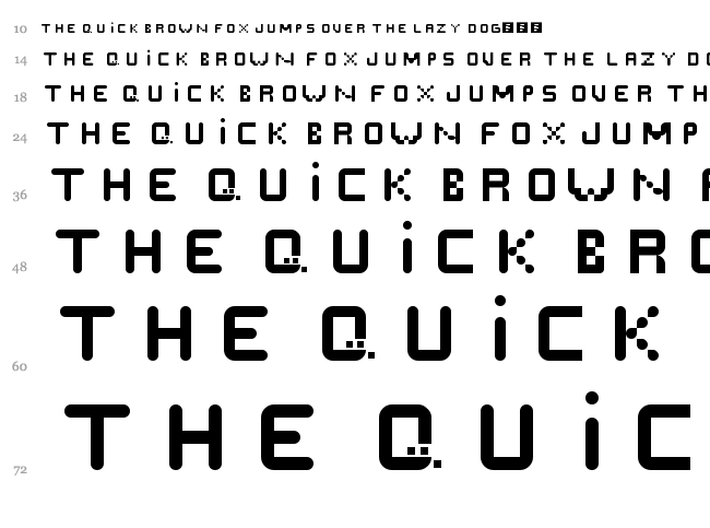Scrept font waterfall