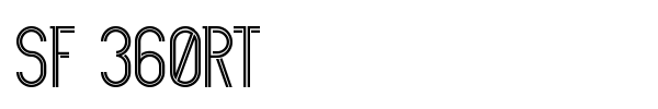 SF 360RT font