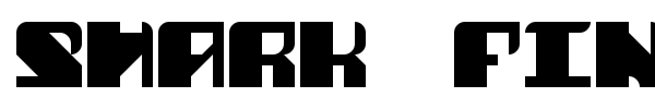 Shark Fins font