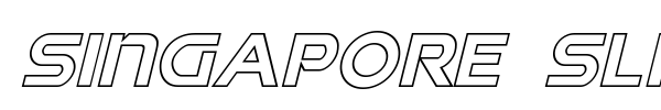 Singapore Sling font
