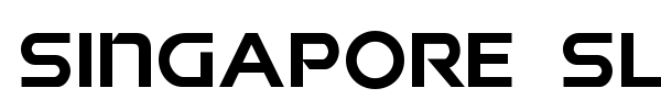 Singapore Sling font preview