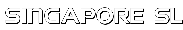 Singapore Sling font preview