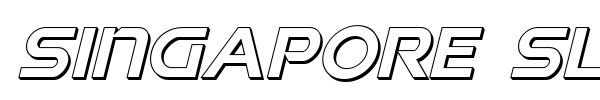 Singapore Sling font preview
