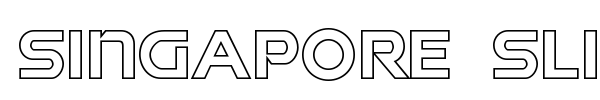 Singapore Sling font preview