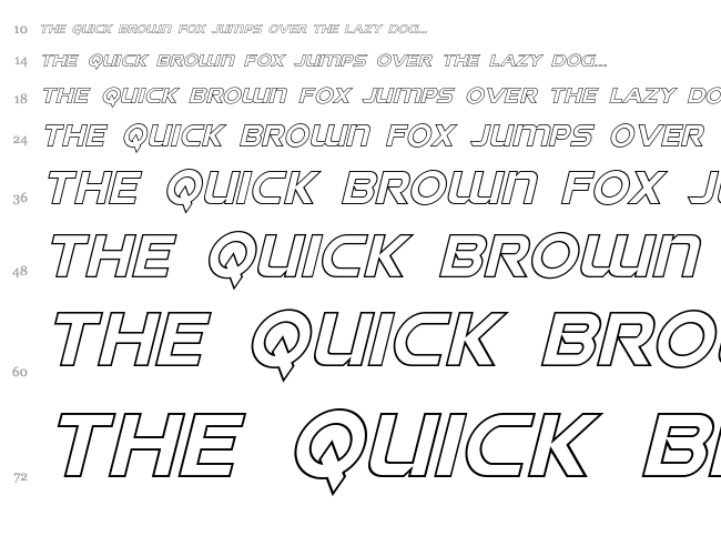 Singapore Sling font waterfall